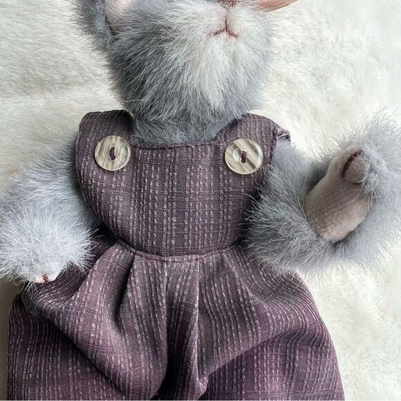 1993 TY Collectibles "Whiskers" Retired Gray Cat BB22 NWT🏷 - Picture 14 of 14